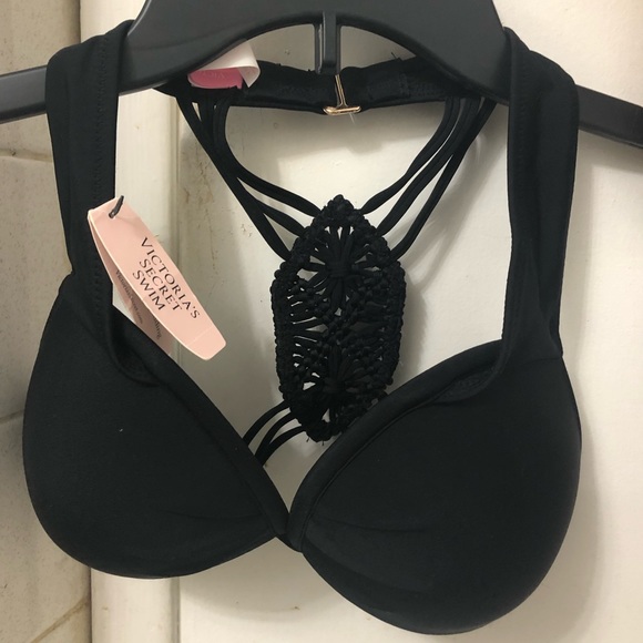 victoria secret swim bikini top 34a molded push up - Picture 1 of 6